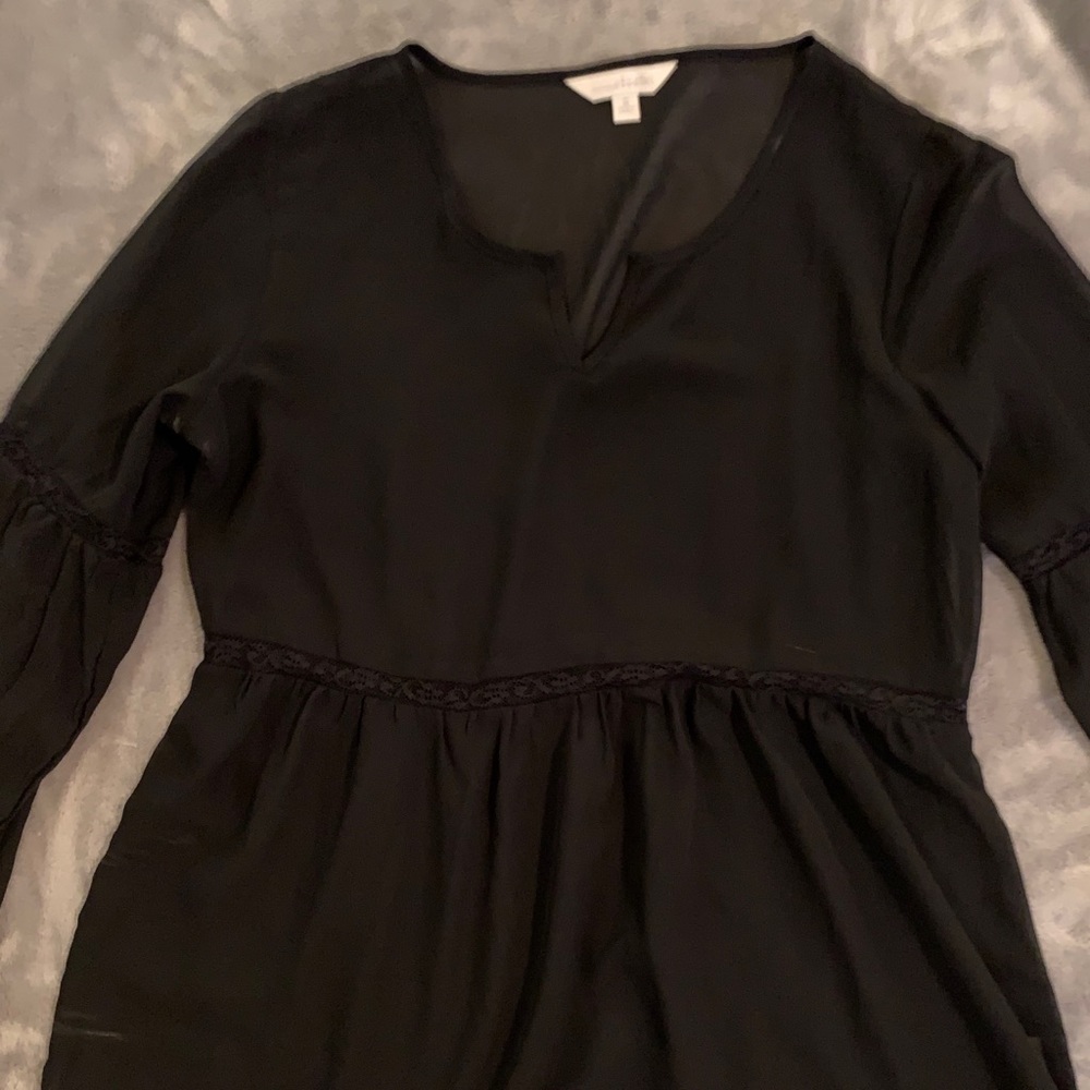 Sheer long sleeve